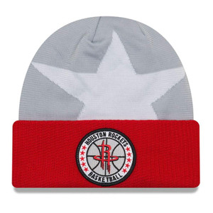 NEW ERA houston rockets NBA tip-off beanie hat [grey/red]