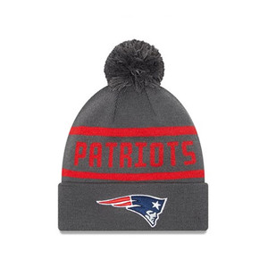 NEW ERA New England Patriots NFL Bobble beanie hat [grey/red]