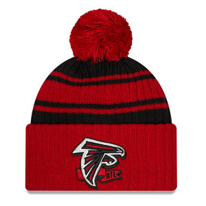 NEW ERA Atlanta Falcons NFL sport knit bobble hat [red/black]