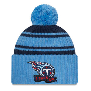 NEW ERA Tennessee Titans NFL sport knit bobble hat [sky/navy]