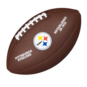 WILSON pittsburgh steelers NFL official senior composite american football WILSON pittsburgh steelers NFL official senior composite american football
