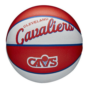 WILSON cleveland cavaliers NBA retro mini basketball [white/orange]