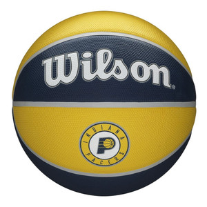 WILSON Indiana Pacers NBA team tribute basketball [yellow/navy]