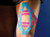 LP maxtaping A+ support pre-cut kinesiology tape [blue]