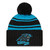 NEW ERA Carolina Panthers NFL sport knit bobble hat [black/turquoise]