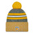 NEW ERA Green Bay Packers NFL23 side-line sport knit bobble beanie hat [yellow/green/grey]