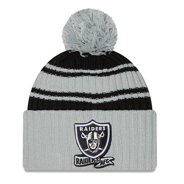 NEW ERA Las Vegas Raiders NFL sport knit bobble hat [grey/black]