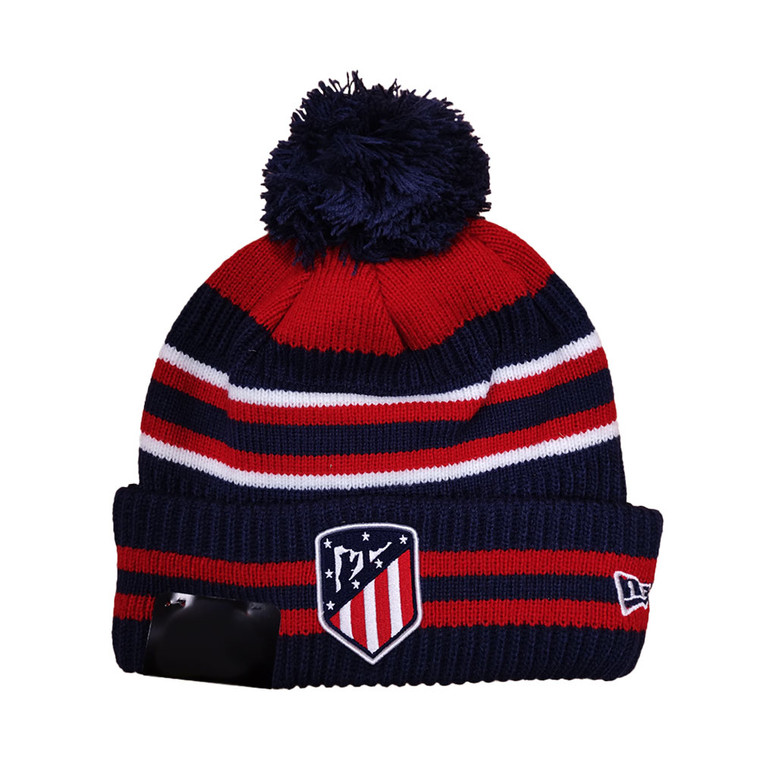 NEW ERA Atletico Madrid knit bobble hat [navy/red]