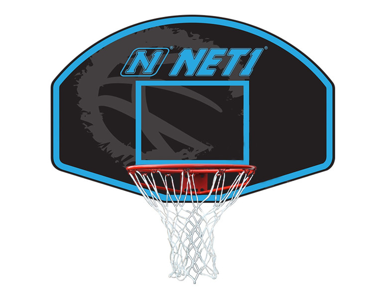 NET1 basketball backboard & hoop [black/blue]