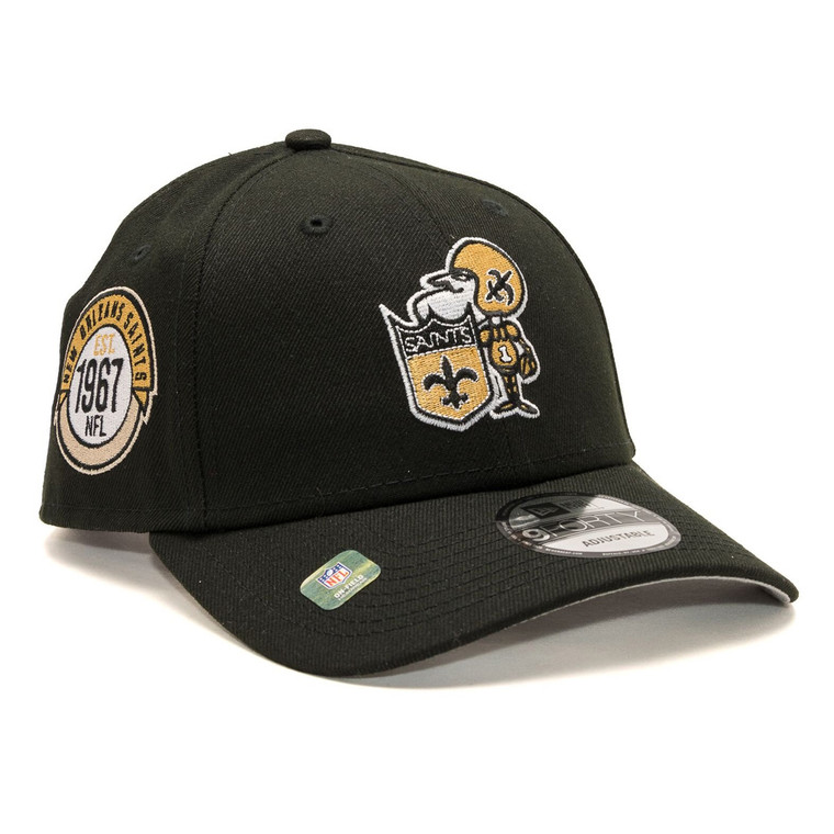 NEW ERA New Orleans Saints NFL23 historic side-line 9forty adjustable cap [black]