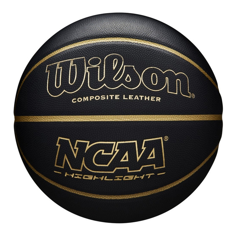 WILSON highlight NCAA basketball [black/gold] - size 7