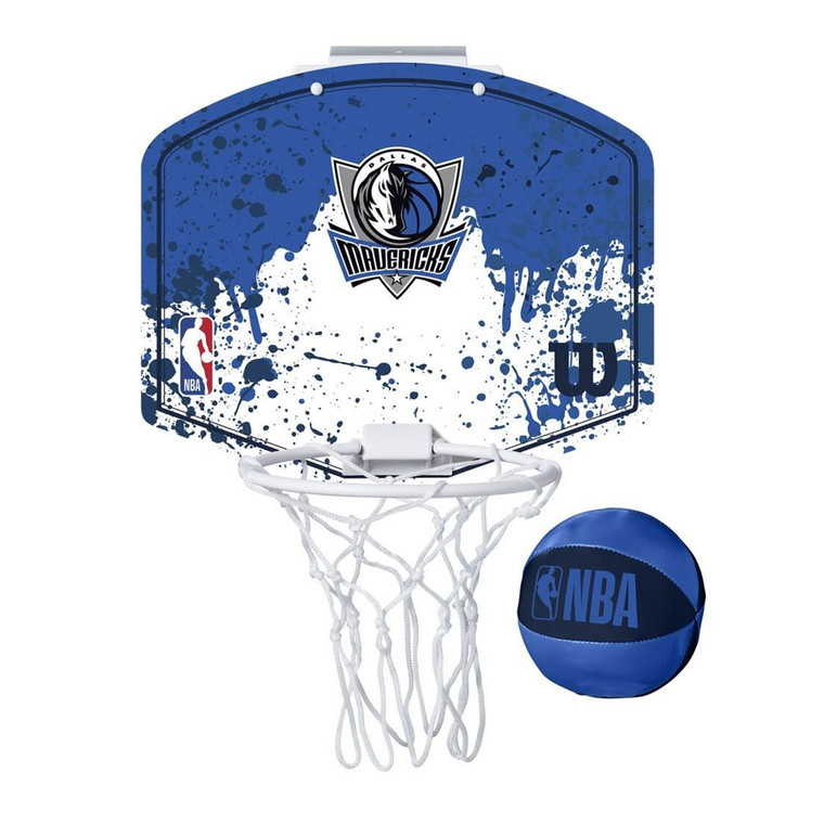 WILSON dallas mavericks NBA mini team hoop set [blue/white]