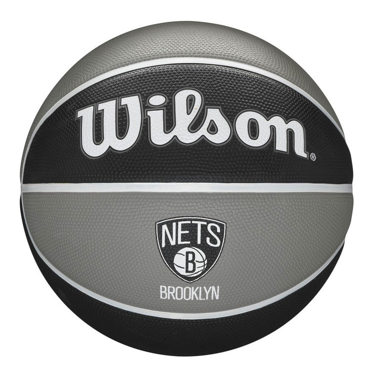WILSON Brooklyn Nets NBA team tribute basketball [grey/black]