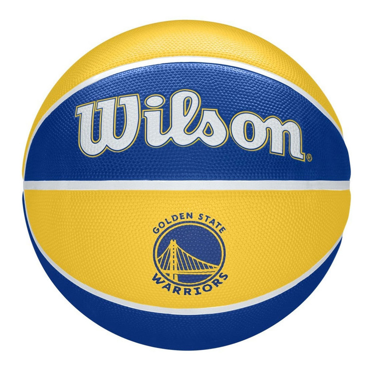 WILSON Golden State Warriors NBA team tribute basketball [yellow/blue]