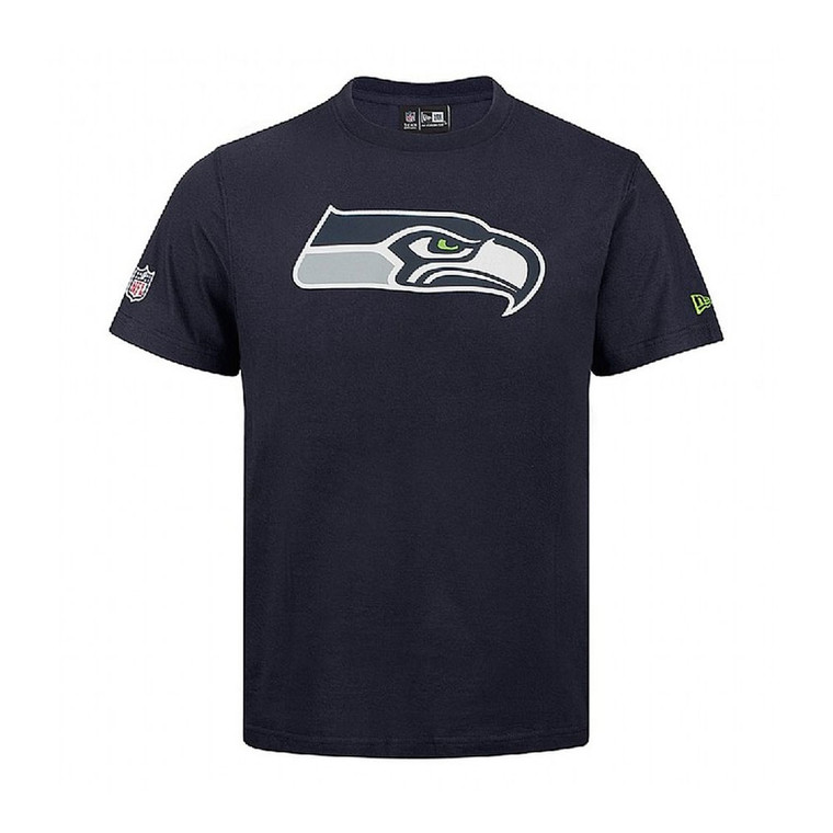 NEW ERA Seattle SeahawksTeam Logo NFL Tee Shirt [navy]