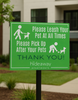 Curb Your Dog Sign - Custom