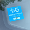 Parking Decals - 3" x 3" With Numbers