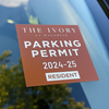 Parking Decals - 3" x 3" No Numbers