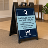 Black Deluxe Signicade A-Frame Sign