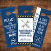 Reusable Maintenance Door Hangers Reusable Maintenance Door Hangers