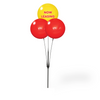"Now Leasing" Yellow and Red - Duraballoon Cluster