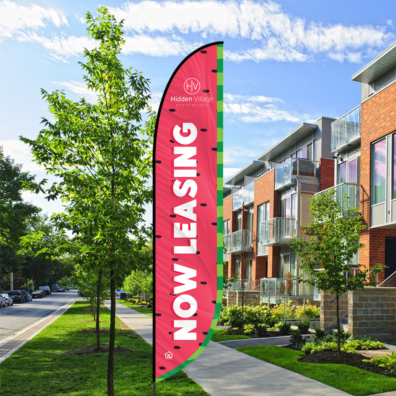 Custom Feather Flag - Watermelon Sugar