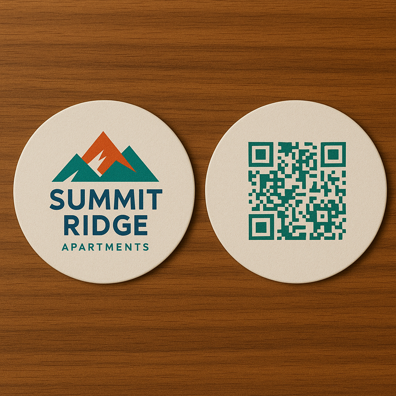 Pulp Board Round Coasters