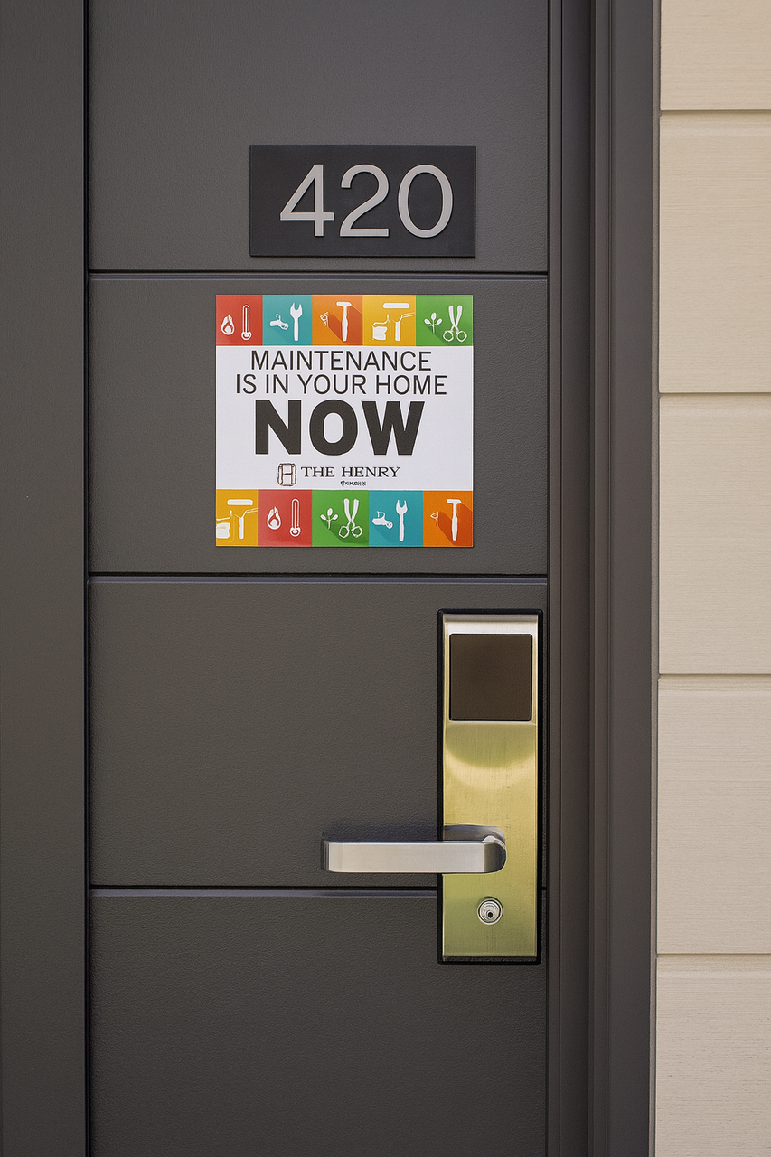 Maintenance Door Magnets – 5.5" x 5.5" (Pack of 25) Maintenance Door Magnets – 5.5" x 5.5" (Pack of 25)