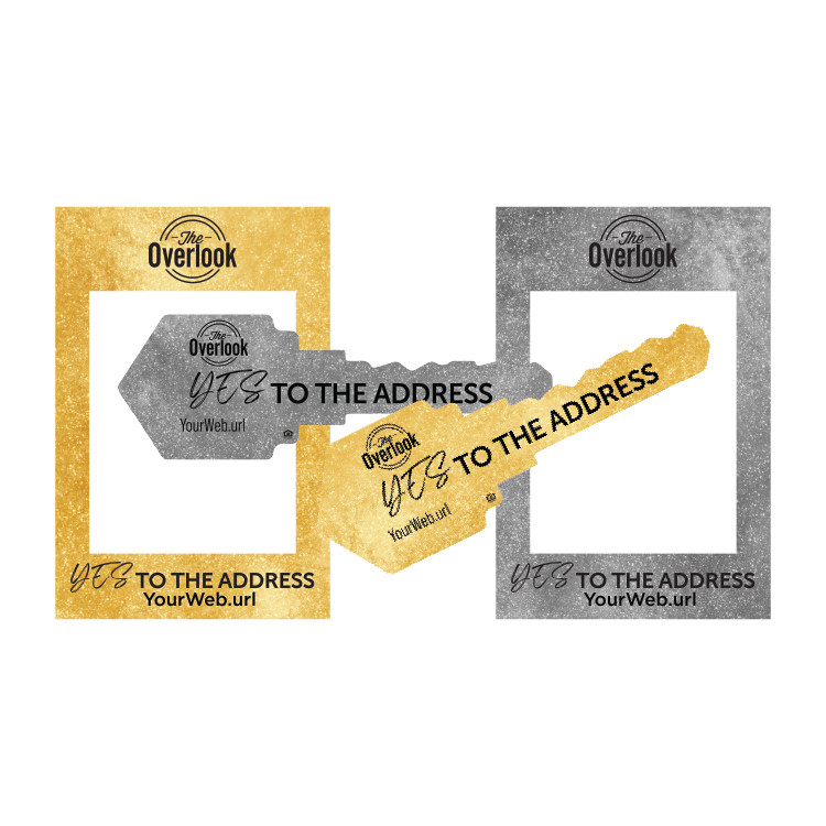 Sparkles Move In Photo Op Sign Package (YES To The Address!)