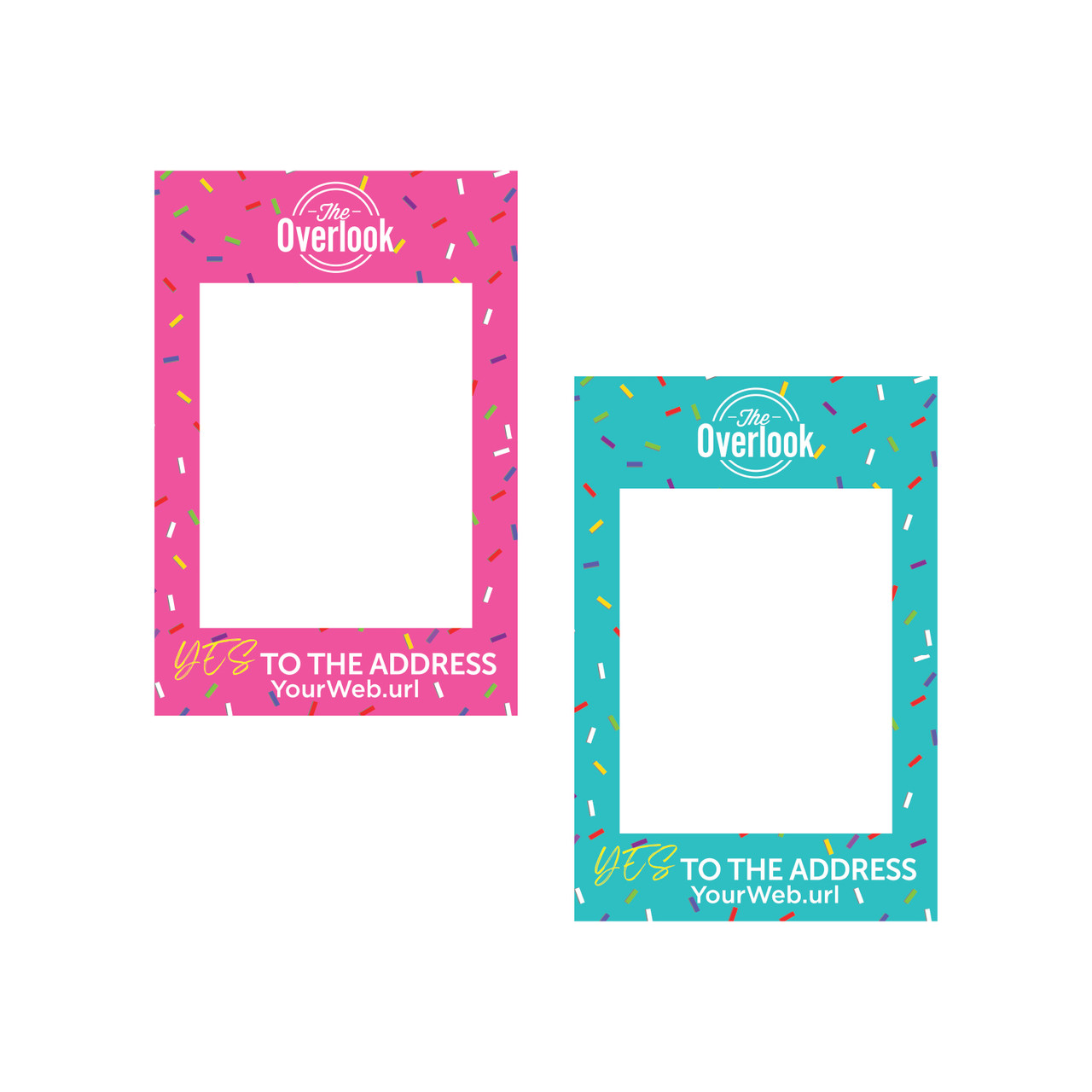 Sprinkles Move In Photo Op Sign Package (YES To The Address!)