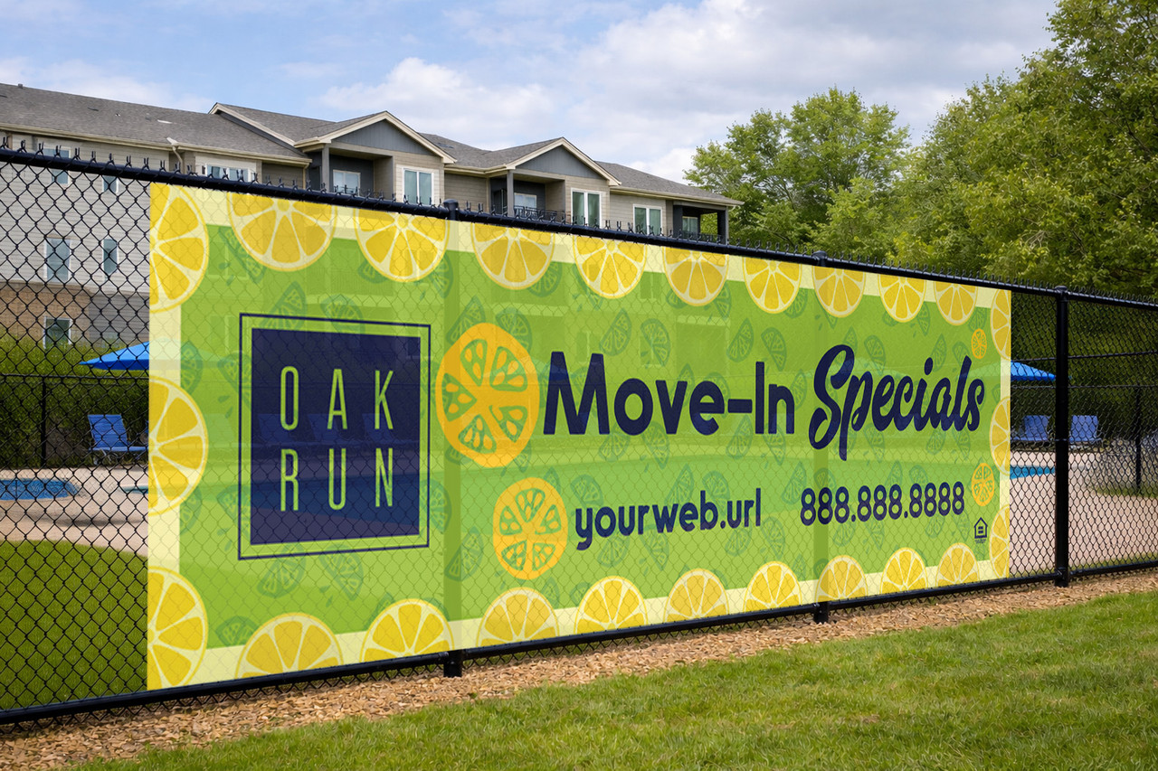 Custom Mesh Banner - 12 oz