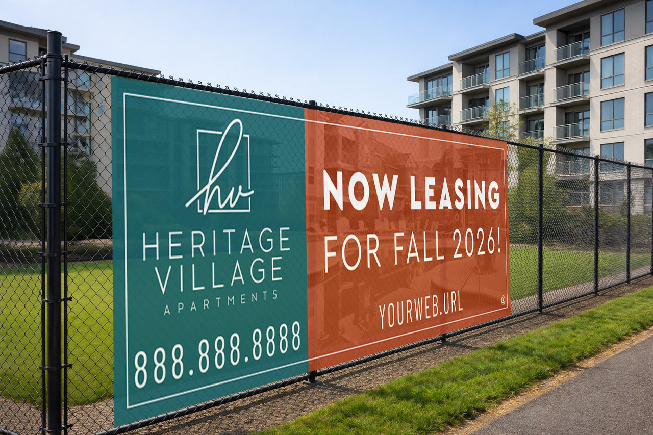 Custom Mesh Banner - 12 oz