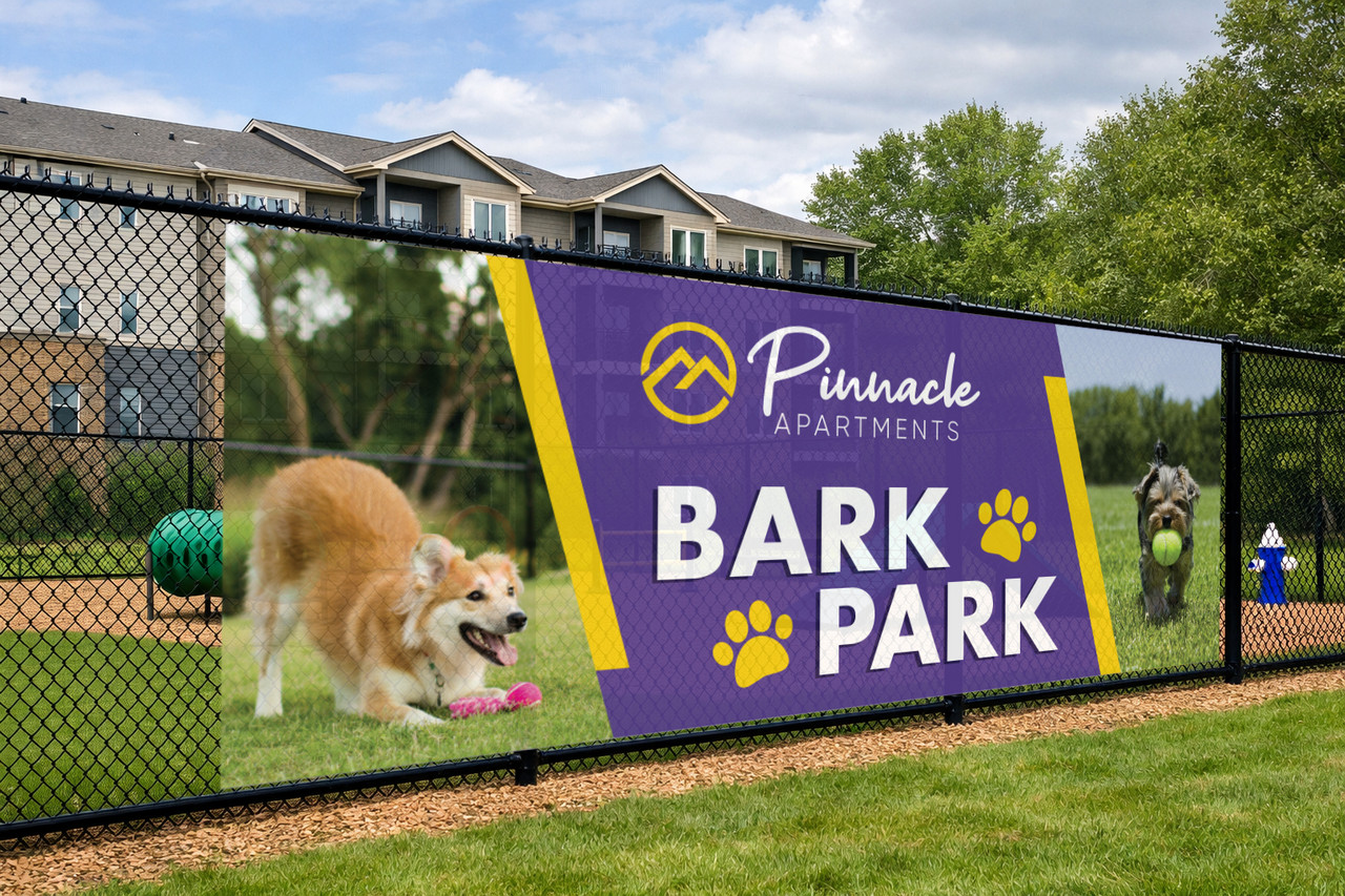 Custom Mesh Banner - 12 oz