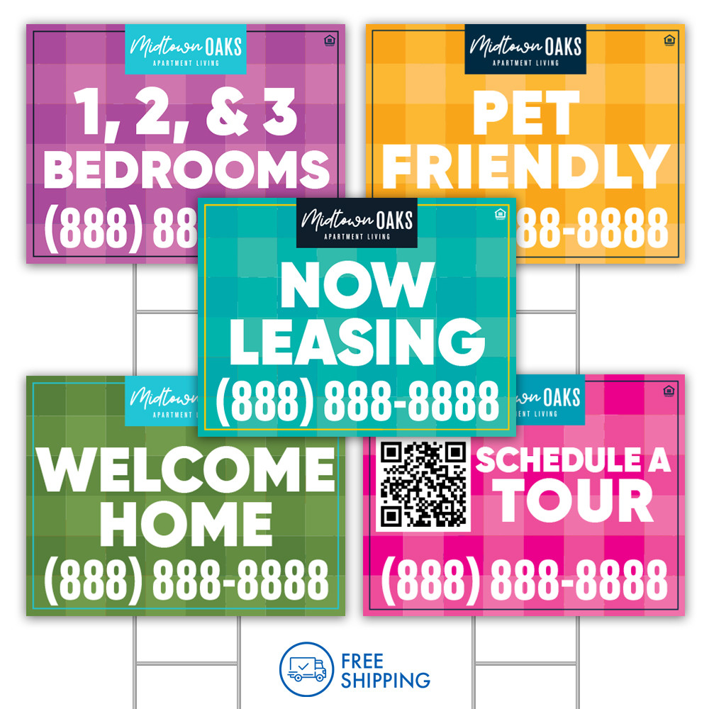 24" x 18" Spring Picnic Bandit Signs (Pack Of 10)