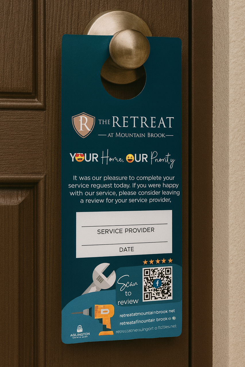 Door Hangers - Maintenance Door Hangers - Maintenance