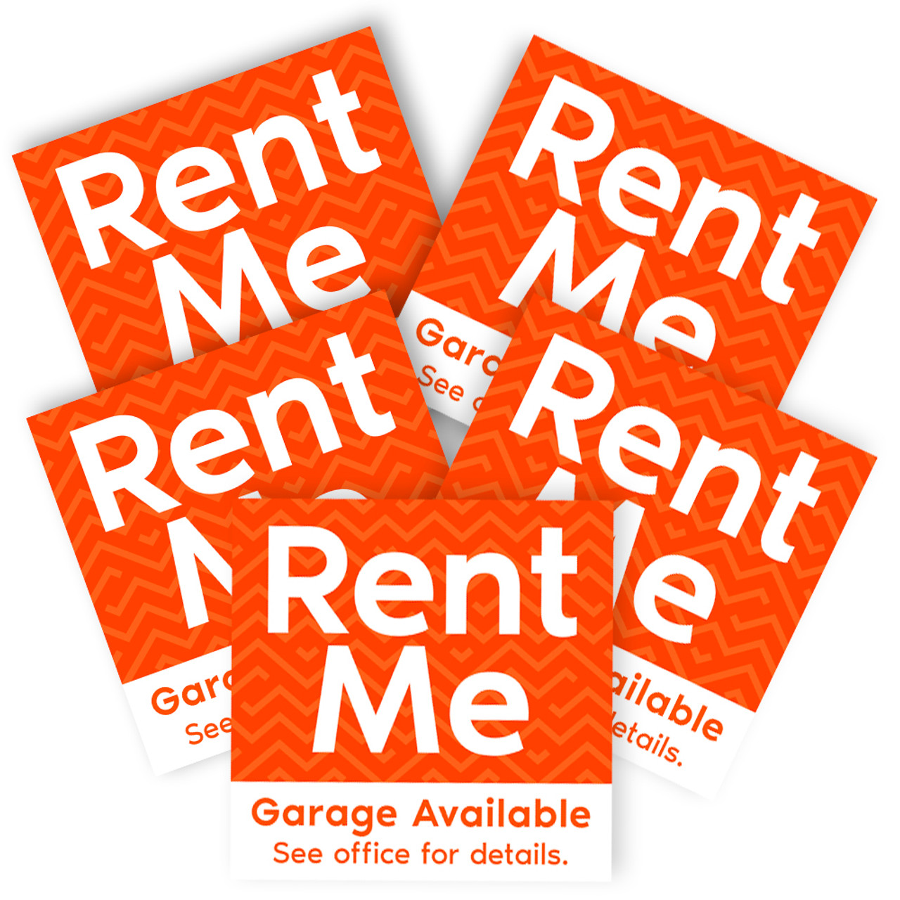 Garage Magnets - Chevron "Rent Me"