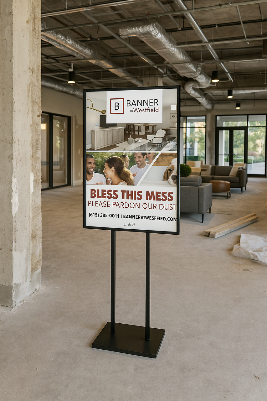 Sign Stand and Insert