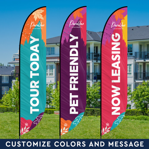 Custom Feather Flag - Festive Fall Custom Feather Flag - Festive Fall