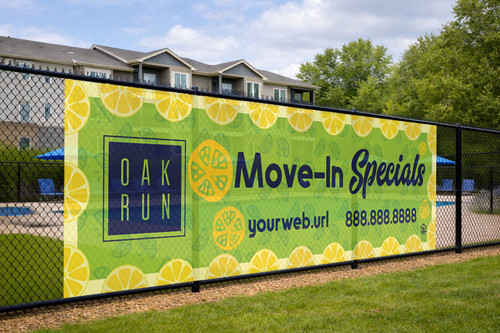 Custom Mesh Banner - 12 oz