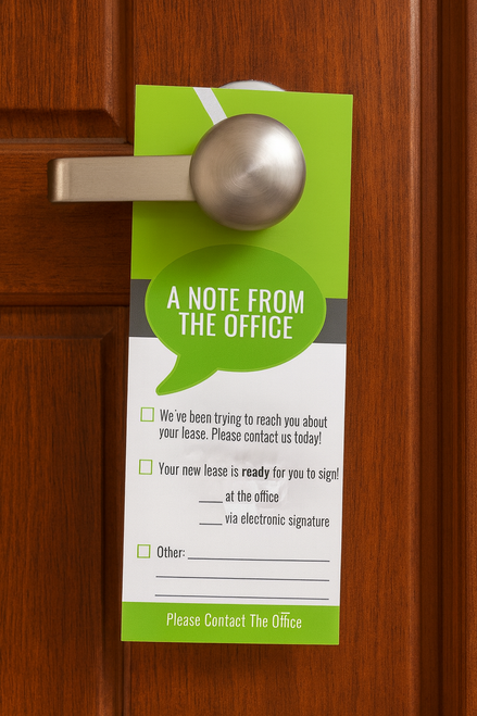 Door Hangers - Office Message Door Hangers - Office Message
