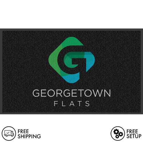 Carpet Logo Mat 3ft x 5ft | Indoor - High Traffic Carpet Logo Mat 3ft x 5ft | Indoor - High Traffic
