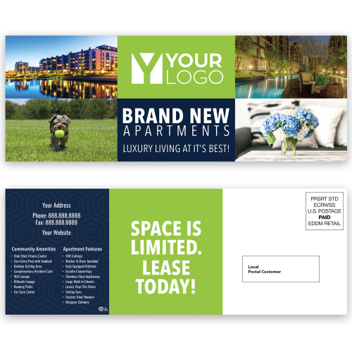 Custom Postcards 4" X 11" (Direct Mail Eligible)
