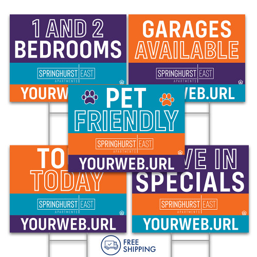 24" x 18" Stripes Bandit Signs (Pack Of 10) 24" x 18" Stripes Bandit Signs (Pack Of 10)