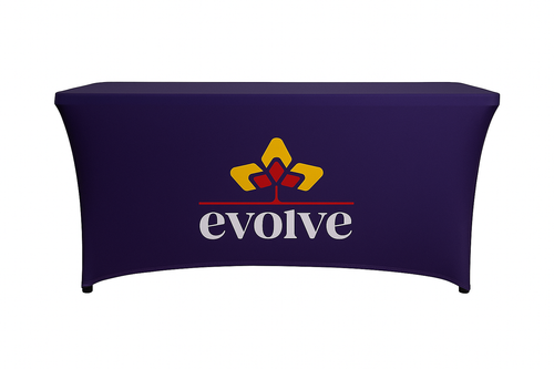 8 Ft Custom Stretch Table Cover 