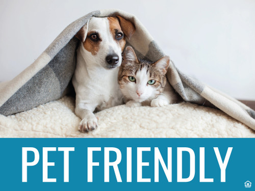 Pet Friendly Bandit Sign Pet Friendly Bandit Sign