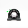UCPA212-38 Tapped Base Pillow Block Bearing 2-3/8" Bore Back View