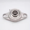 SUCSFL201-8 Stainless Steel 2 Bolt Oval Flange Unit 1/2" Bore Top View