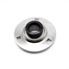 SAPF201 Pressed Steel Three Bolt Flange Locking Collar Bearing 12x81x28.6 Front View