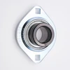 SAPFL205-16 Pressed Steel 2 Bolt Flange Locking Collar Ball Bearing Shaft Size 1" Top View