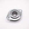 SBPFL202-10 Pressed Steel Two Bolt Flange Set Screw Mounted Bearing 5/8" Bore Front View